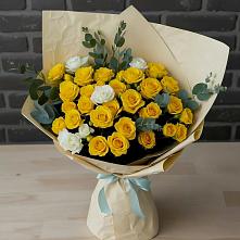 Букет цветов из:  Розы #REPLACE_PRED# Красном