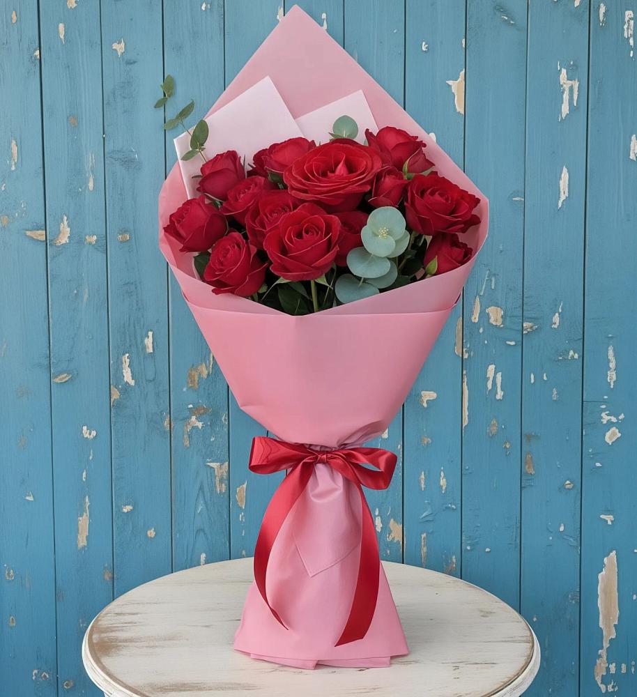 Букет цветов из: Розы в Красном