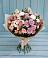 Букет цветов из: Хризантемы, Розы и Альстромерии в Красном