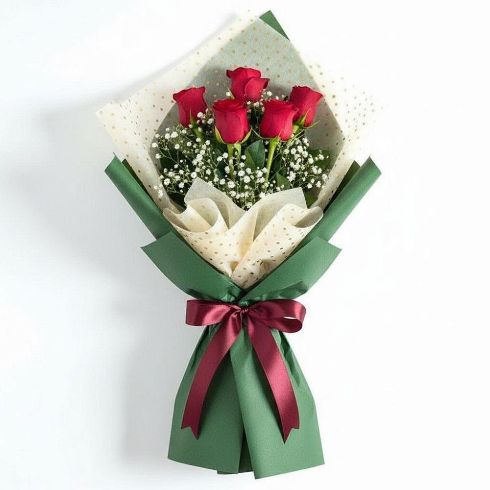 Букет цветов из: Розы в Красном