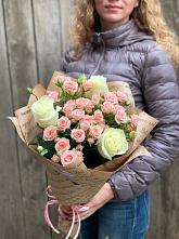 Букет цветов из:  Розы #REPLACE_PRED# Красном