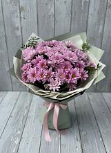 Букет цветов из:  Хризантемы в Красном