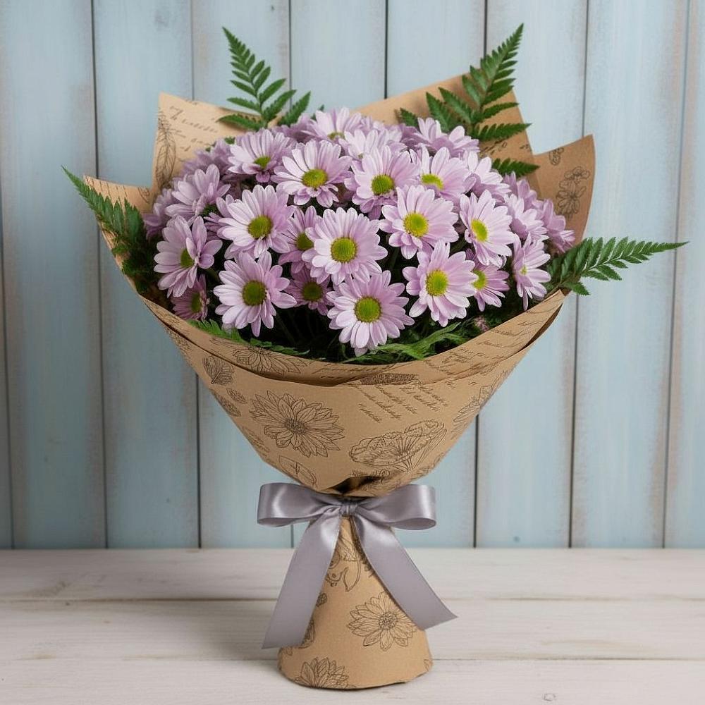 Букет цветов из: Хризантемы в Красном