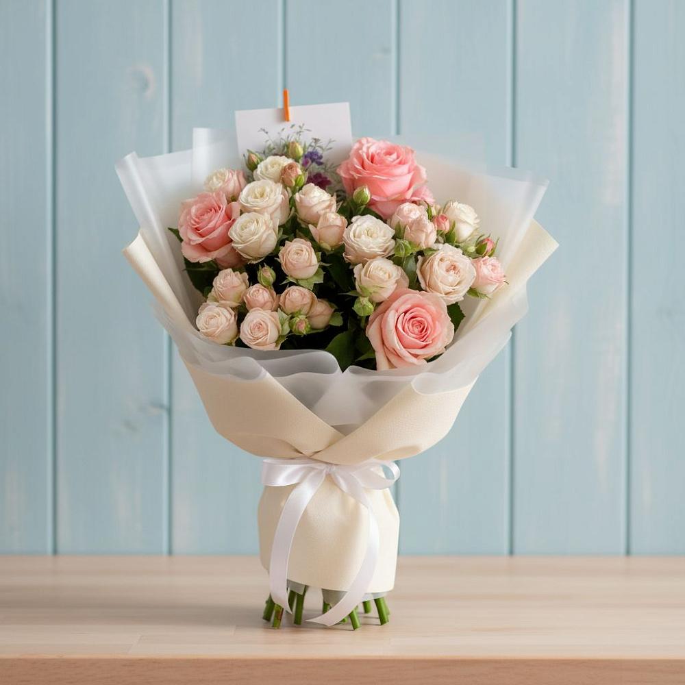 Букет цветов из: Розы в Красном