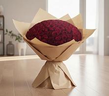 Букет 101 Красная роза в Красном
