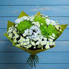 Букет цветов из:  Хризантемы в Красном