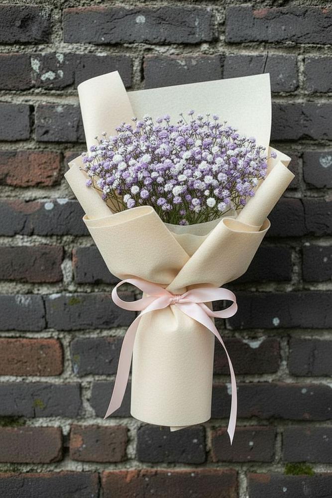 Букет цветов из: Гипсофила в Красном