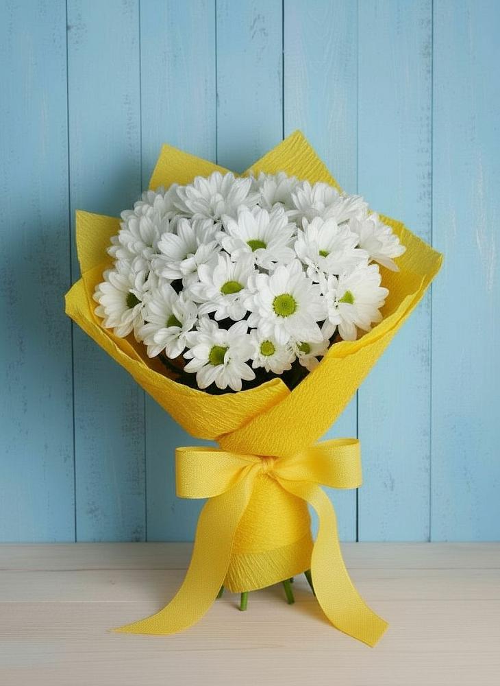 Букет цветов из: Хризантемы в Красном