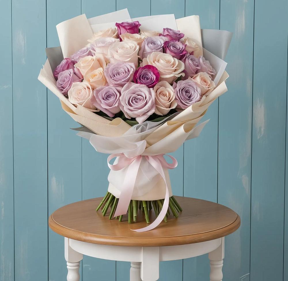 Букет цветов из: Розы в Красном