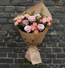 Букет цветов из:  Розы в Красном