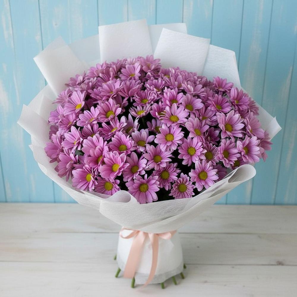 Букет цветов из: Хризантемы в Красном