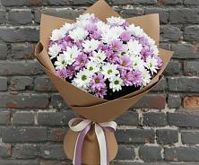 Букет цветов из:  Хризантемы в Красном