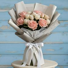 Букет цветов из:  Розы #REPLACE_PRED# Красном