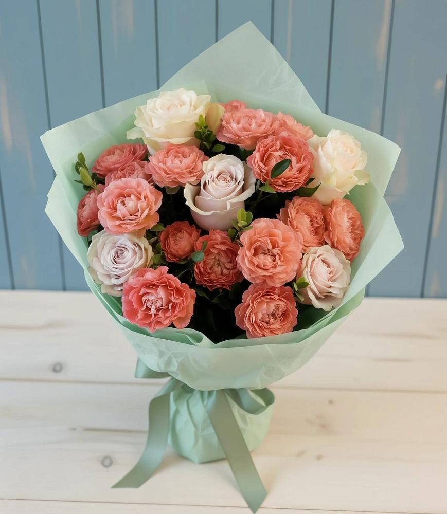 Букет цветов из: Розы в Красном