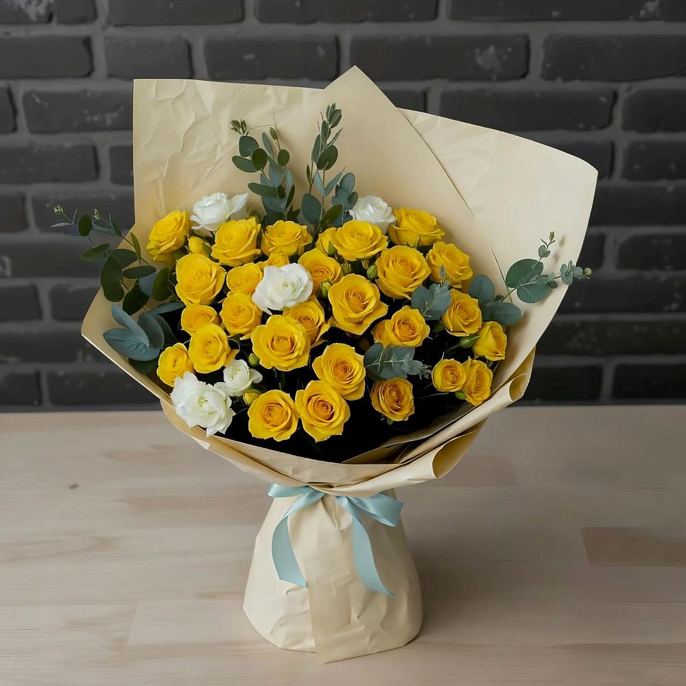 Букет цветов из: Розы в Красном