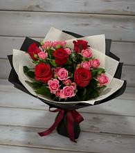 Букет цветов из:  Розы #REPLACE_PRED# Красном