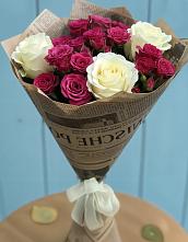 Букет цветов из:  Розы в Красном