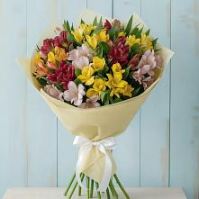 Букет цветов из:  Альстромерии в Красном