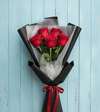 Букет цветов из:  Розы #REPLACE_PRED# Красном