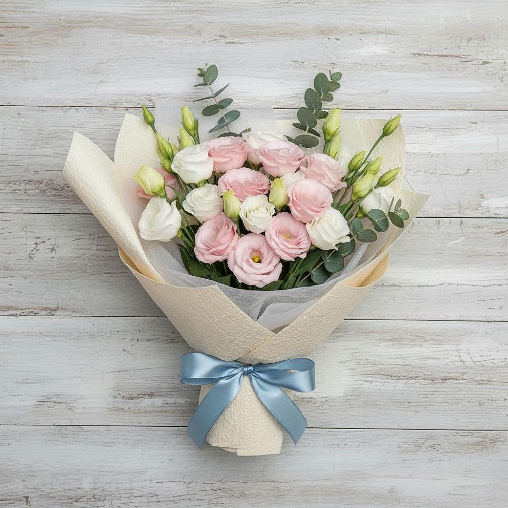 Букет цветов из: Лизиантусы в Красном